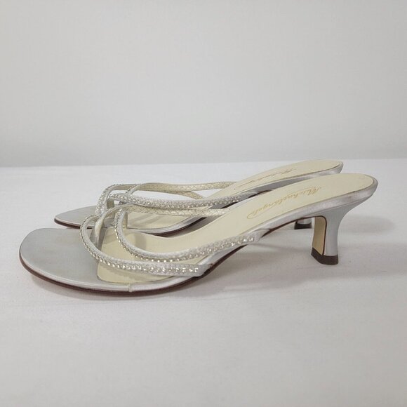 Michaelangelo Michael Angelo Heels shoes Heel MARLY Women's Size 8.5 sequins - Picture 4 of 10